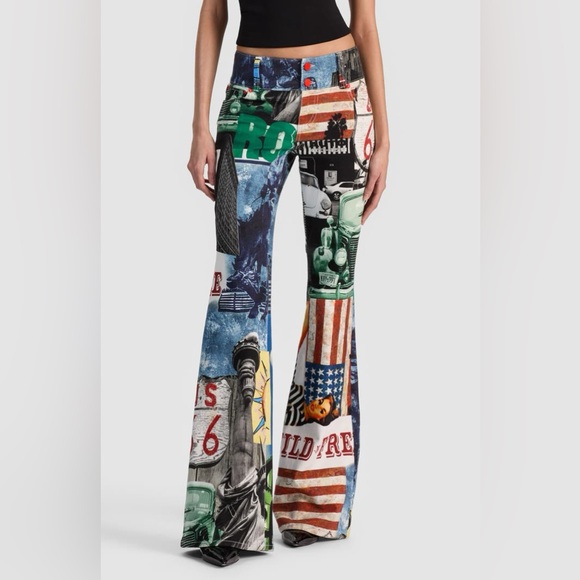 Alice + Olivia KAI LOW RISE PRINTED JEAN - Picture 5 of 12